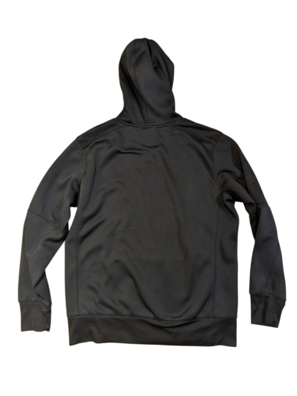 Nike Baseball Hoodie Sweatshirt Large - black w white logo - Picture 3 of 11